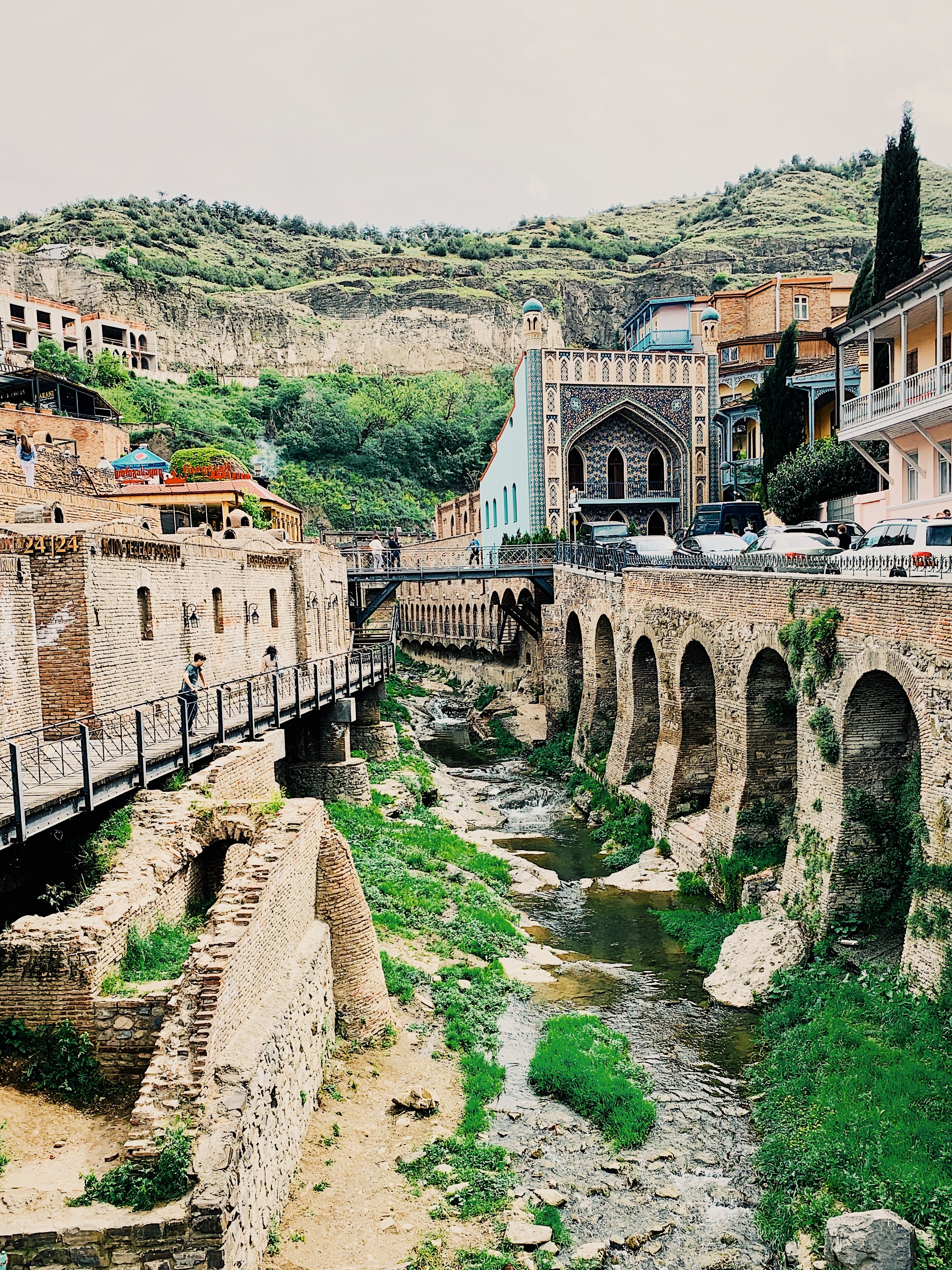 View of Tbilisi's bath district